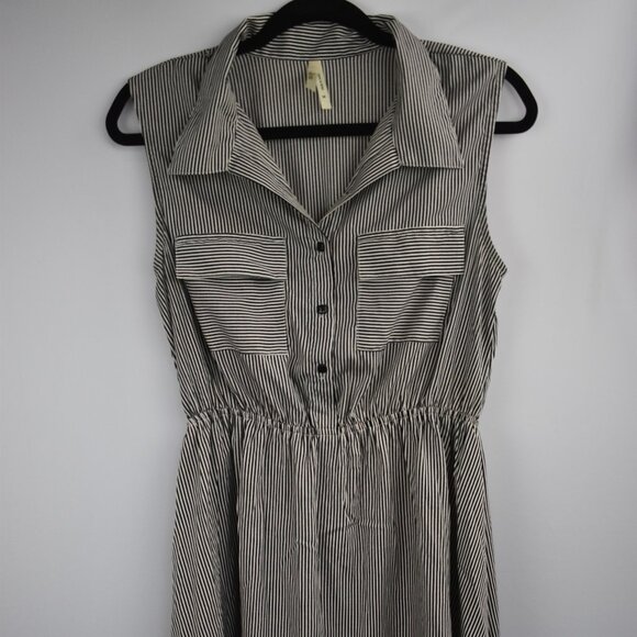 Truth NYC Dresses & Skirts - Truth NYC Asymetrical Dress Black & White Striped Size Medium